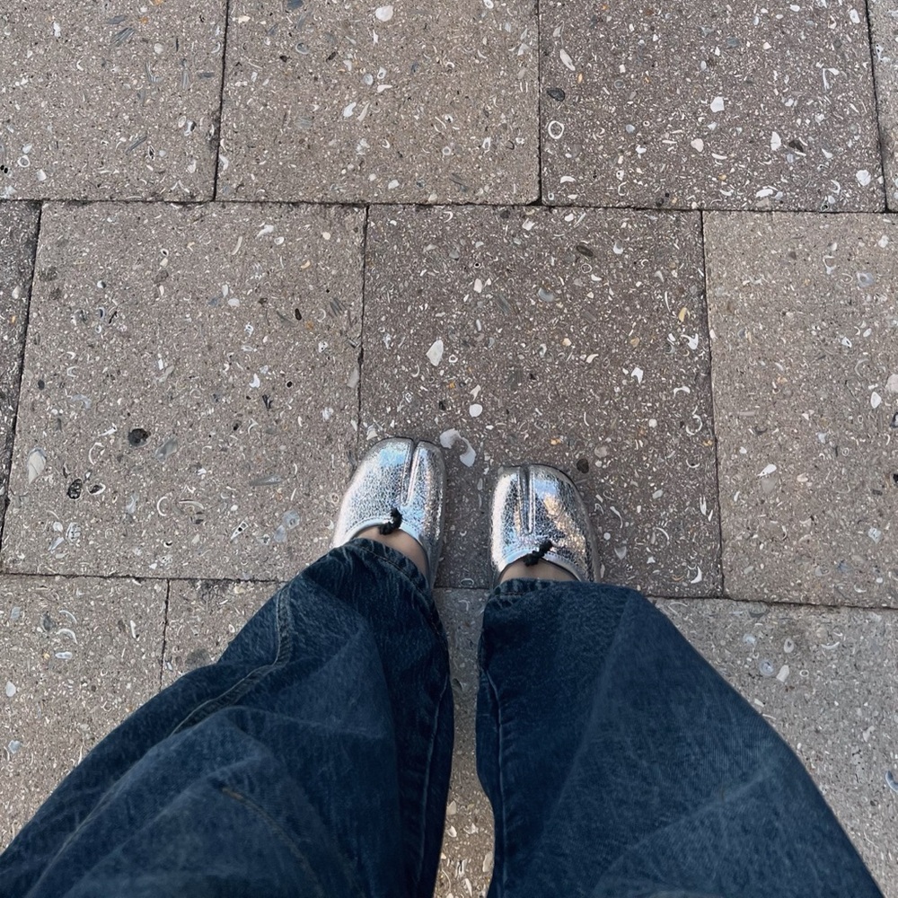 Silver Women's Tabis